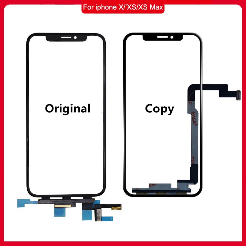 Touch Screen Digitizer Glass Lens Panel For iPhone X XS XR XS Max Outer Screen Glass Touch Panel Replacement For iphone 11 XS XR