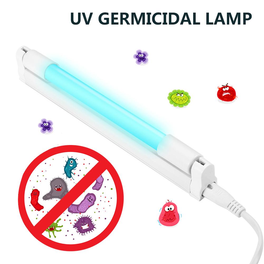 Kiemdodende lamp  t5 ultraviolette lampen 6w 8w doden huisstofmijt eliminator uv ozon dubbel gesteriliseerde led uv kwartslamp