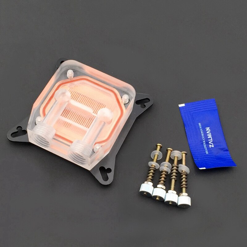 Novel-Gpu Water Block Cooling Double Channel Of Copper Column Video Graphics Card Water Cooler Radiator 0.4Mm