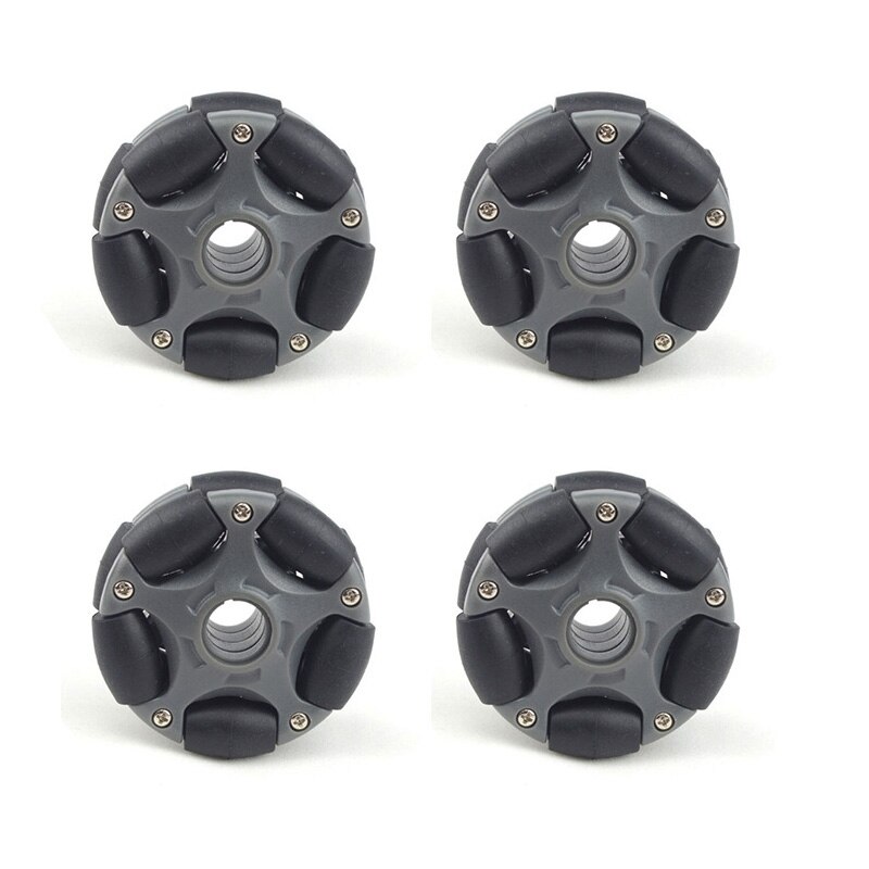 4Pcs 58mm Plastic Omni Wheel for Robot Kit Servo Motor Omni Wheel 14135