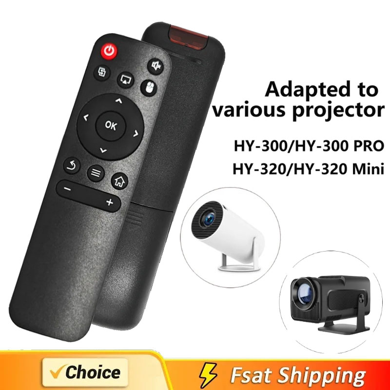 Projector Afstandsbediening Vervanging IR Draadloos Voor Originele HY300 HY300PRO HY320 HY320Mini