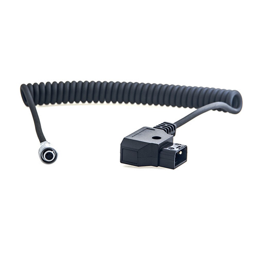 D toque para bmpcc 4k 2 pinos mola fio abs 14.8v enrolado durável seguro flexível portátil prático bolso cabo de alimentação da câmera do cinema