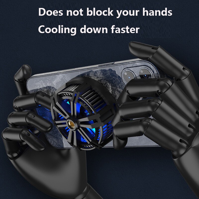 X13 handy-kühlerhalterungen mit magnetischem radiator, kabelloser ladehalterung, halbleiter-lüfter, rgb-lüfter für live-spiele, usb-c-anschluss