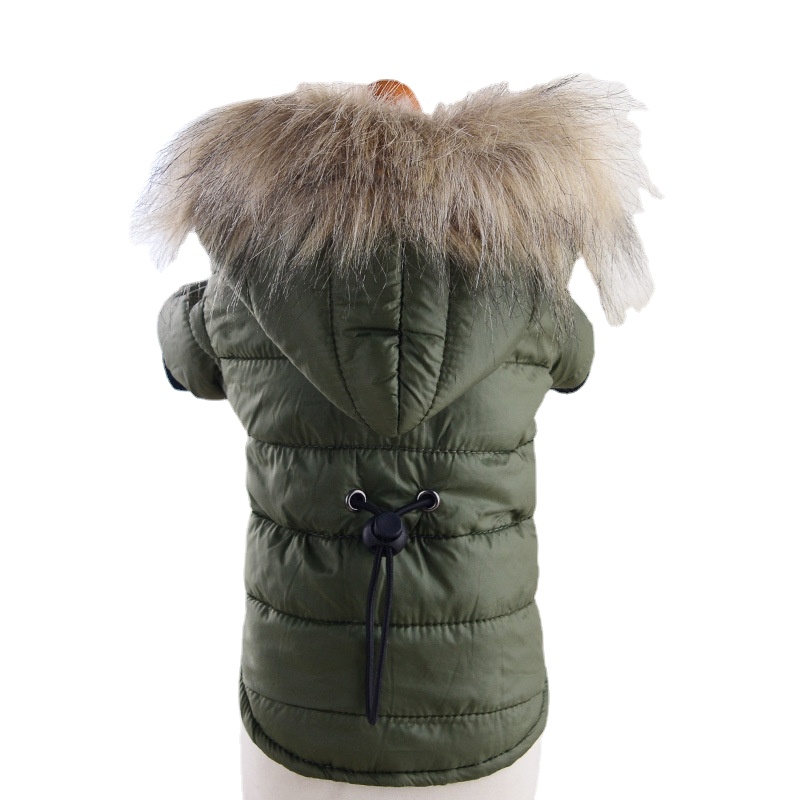 Vêtements pour chiens de compagnie, vêtements pour petits chiens, tissu en coton matelassé à deux pattes, veste en duvet pour animaux de compagnie, automne et hiver