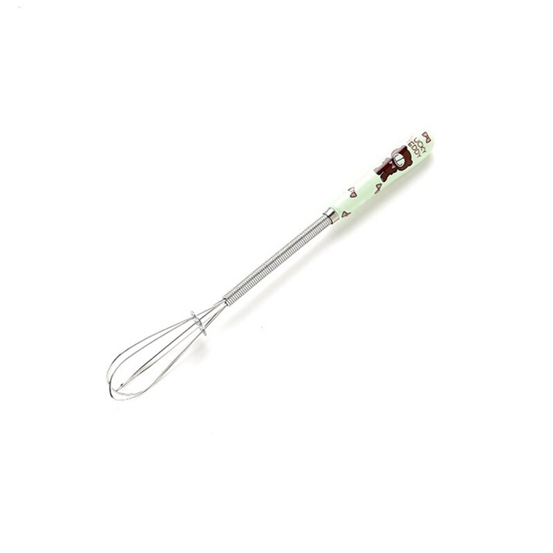 Stainless Steel Manual Whisk Ceramic Handle Small Cake Biscuit Baking Mixer Egg Whisk Milk Frother Handheld Stirrer for Kitchen: B