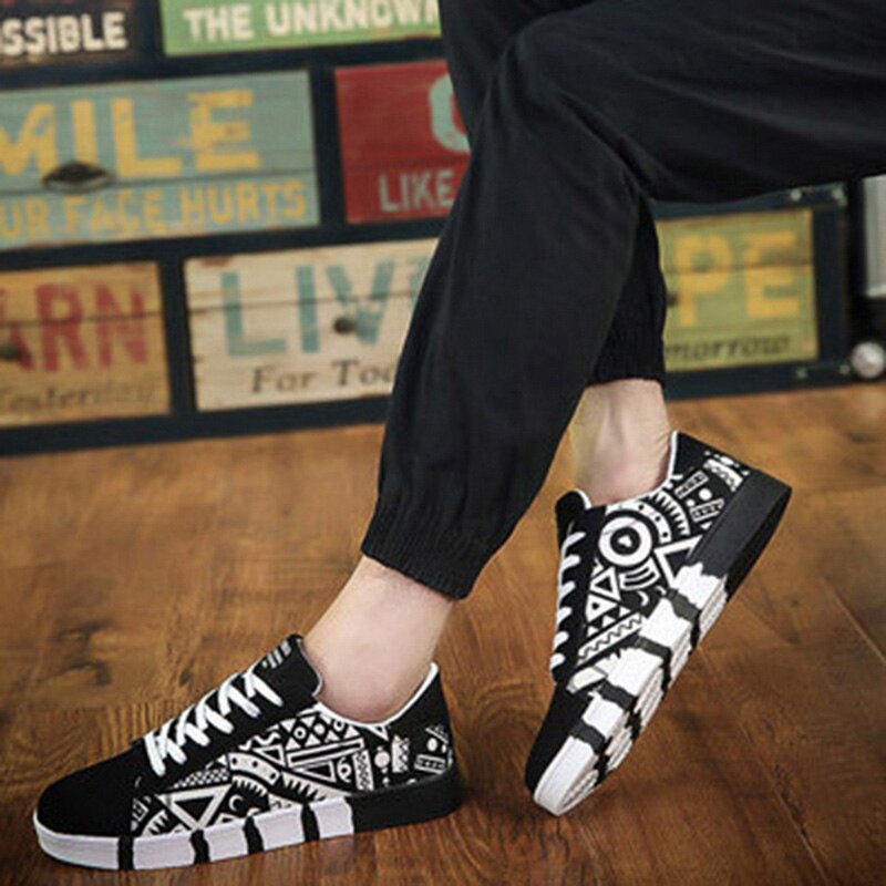 Loozykit herr sneakers vår/höst herr fritidsskor canvas sneakers koreanska sport manliga studentskor