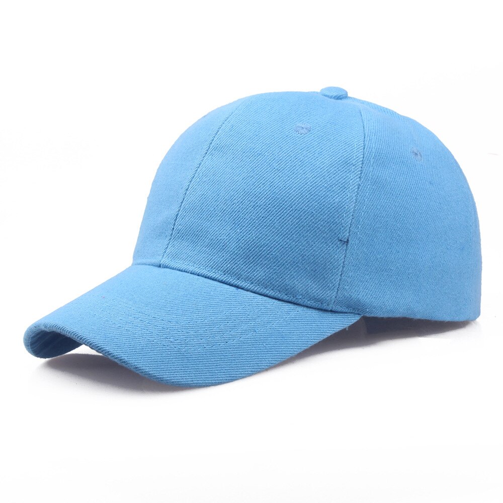 Black Cap Solid Color Baseball Cap Snapback Caps Casquette Hats Fitted Casual Gorras Hip Hop Dad Hats For Men Women Unisex: sky blue