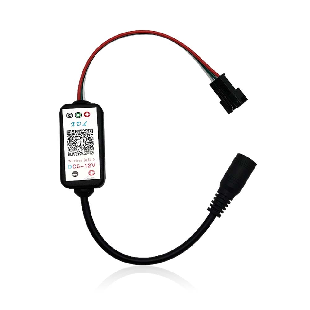 DC5-12V 192W 3Pin Pixel Smart IC RGB LED bluetooth Controller for WS2811 WS2812 SK6812 Strip Light