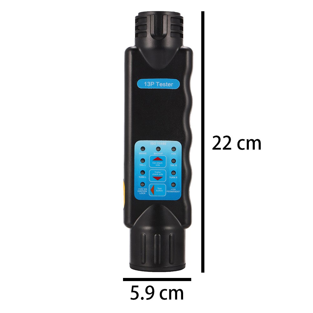 12v Diagnostic Tool 13 Pin Tow Bar Light Wiring Circuit Tester Plug Socket With ROHS Approved for Car Trailer Caravan Towing