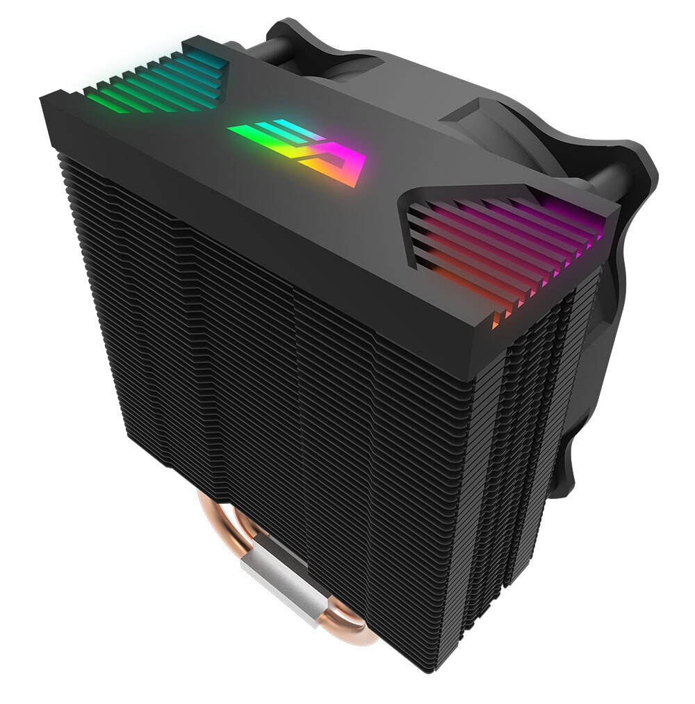 Darkflash CPU Cooler aura sync ARGB Lights 4 Heatpipes 120mm Silent PWM Fan RGB heatsink CPU Cooling Radiator LGA 1155/AM4 AMD