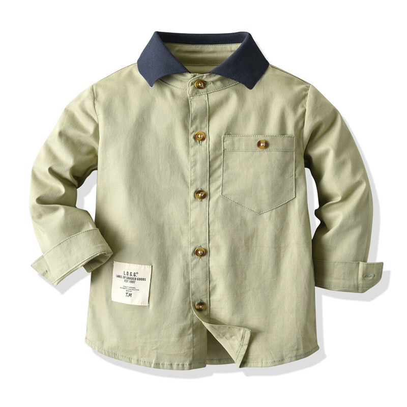 herbst lässig Kleinkind Baby Jungen Shirt freundlicher Baumwolle Spitzen Langarm Schule Bluse freundlicher Strickjacke Hemden für freundlicher Jungen