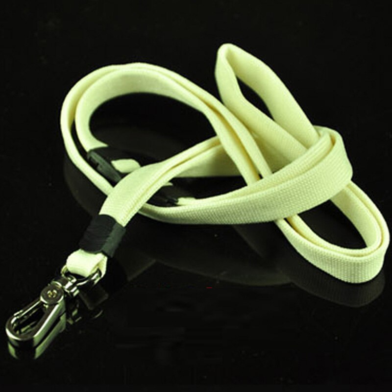 7 kleuren mooie en duurzame fluit accessoires lanyard 10mm*485mm: Wit