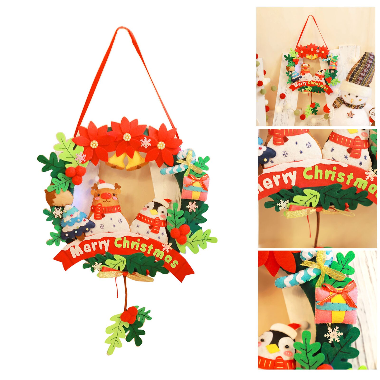 Christmas Handmade Christmas Ornaments Garland DIY Craft Decoration to