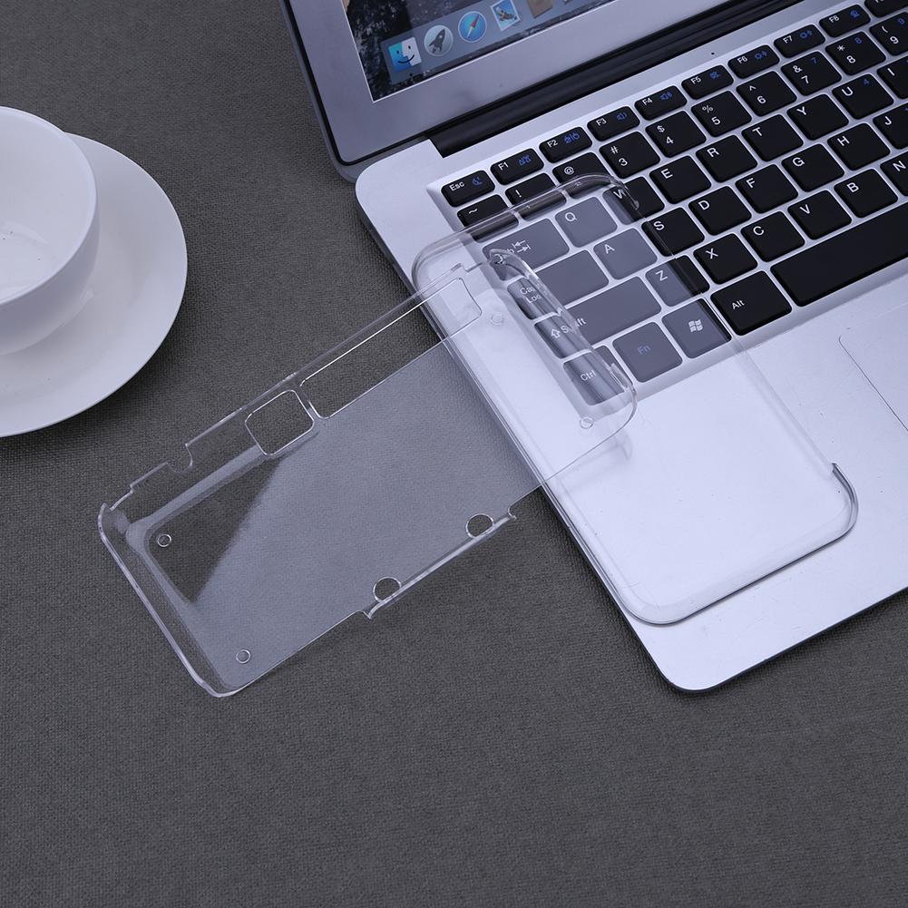 Cover Case for Nintendo 2DS XL Transparent Protective Cover Case + Screen Film LCD Screen Protector for Nintendo 2DS XL