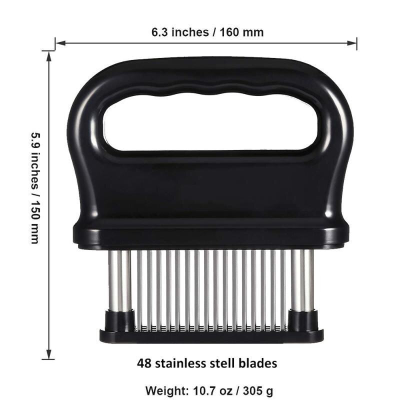 Meat Tenderizer 48pins Stainless Steel Blade Meat Tenderizer Jaccard Style Beef Pin Steak Chicken Tool Meat & Poultry Tools