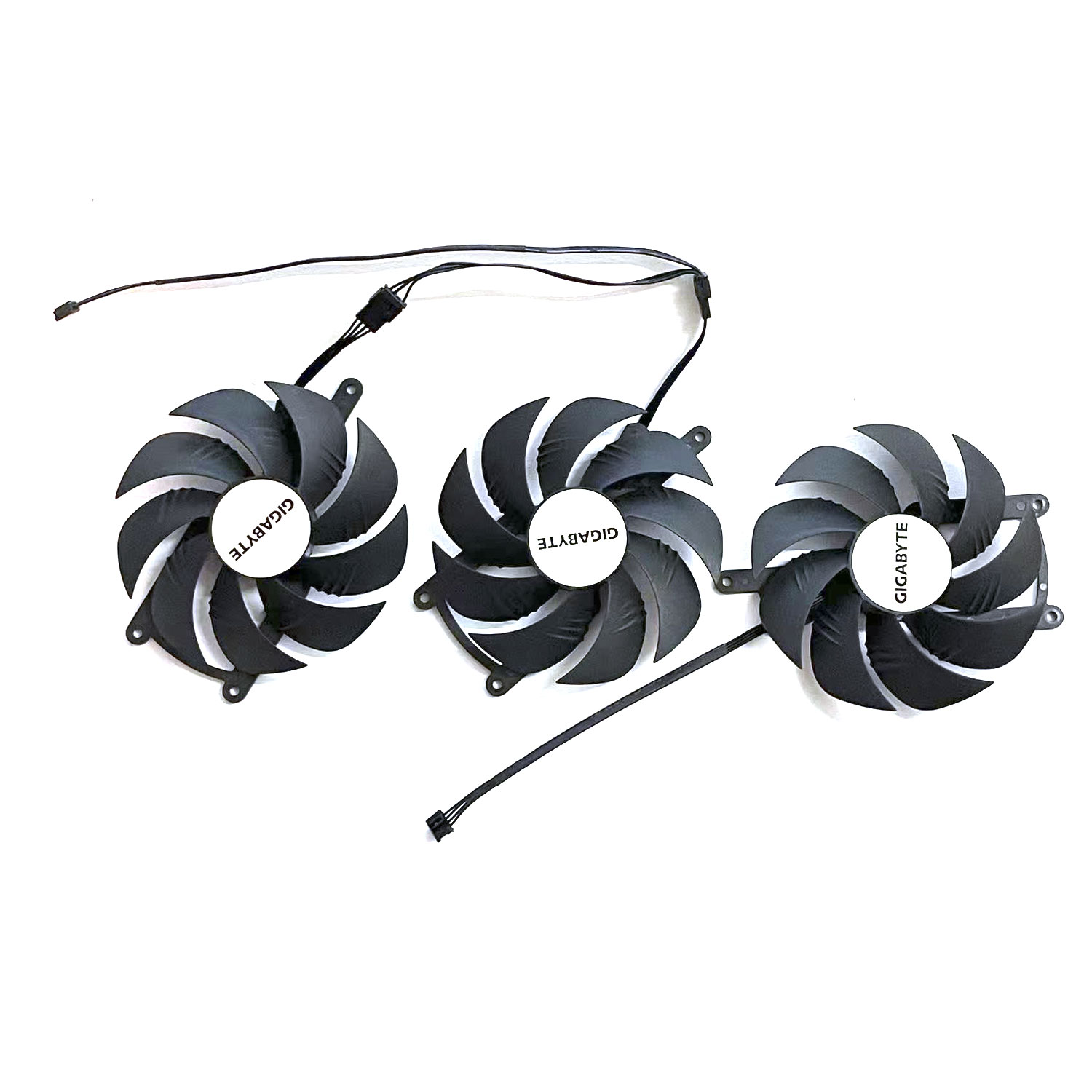 95MM 4PIN DC 12V 0.65A RX 7900XT GPU Fan for Gigabyte Radeon RX 7900 XTX GAMING Fan: WHITE