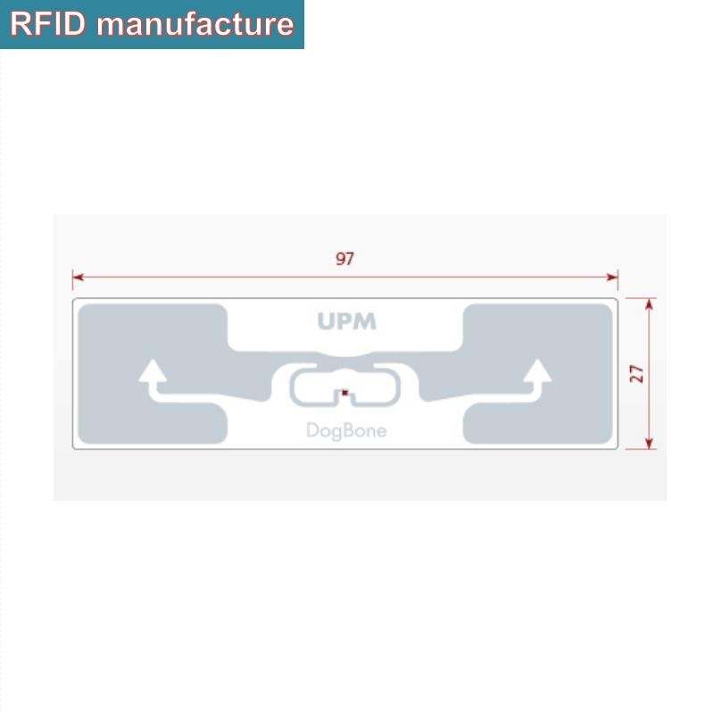 UHF RFID tag smartrac dogbone Bib Number Transponder adhesive sticker range long epc gen2 running bib triathlon race timing chip