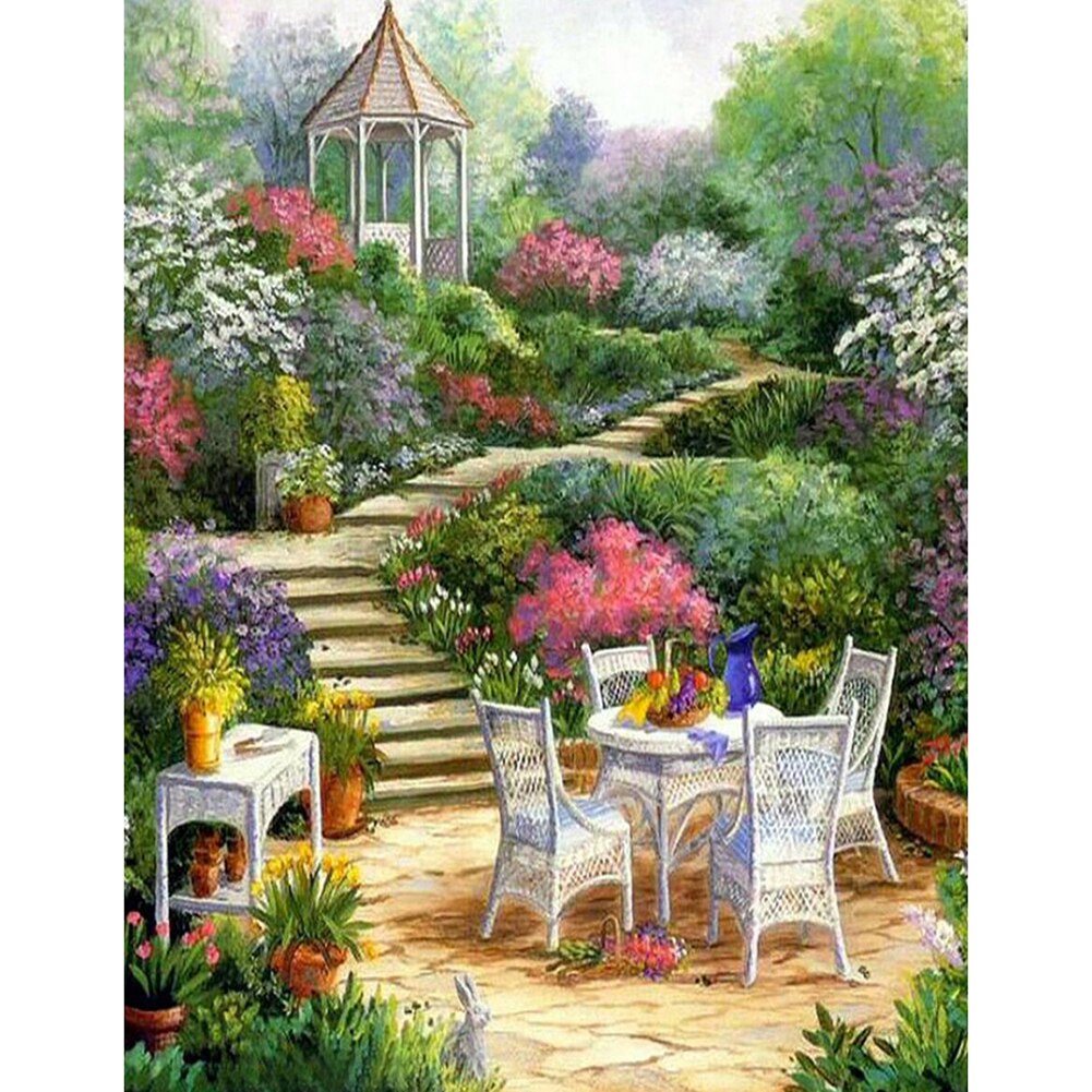 5D BRICOLAGE Plein Carré Diamant Peinture Montagne Paysage Broderie point De Croix Mosaïque Strass Halloween Décor: 07