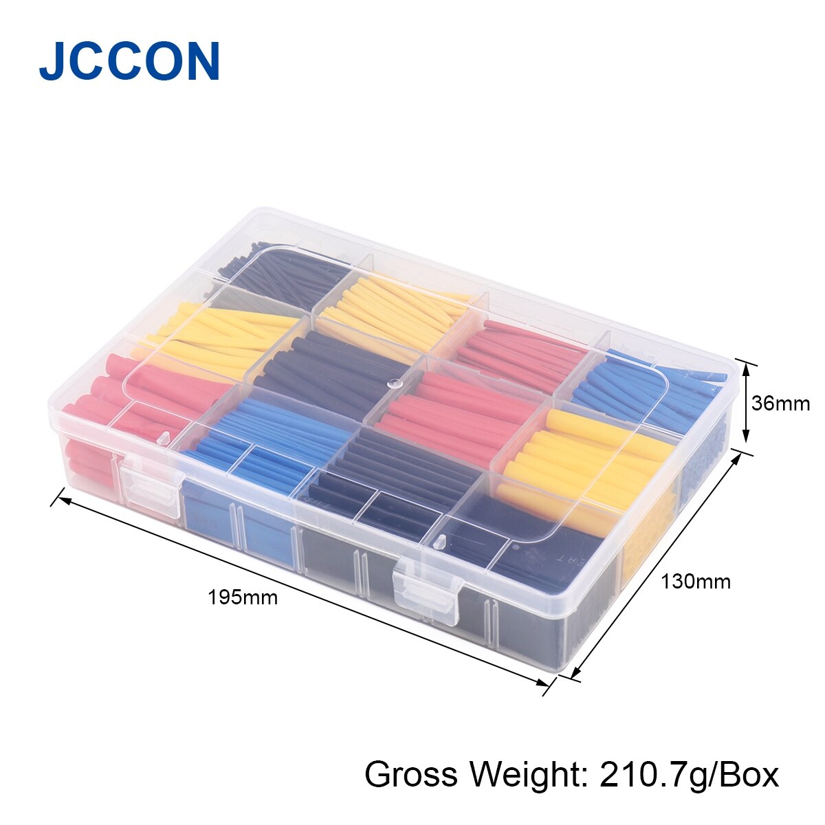 780 Stks/doos Thermoresistant Buis Krimpkous Wikkelen Kit Termoretractil Krimpen Tubing Diverse Draad Kabelhuls Kleur