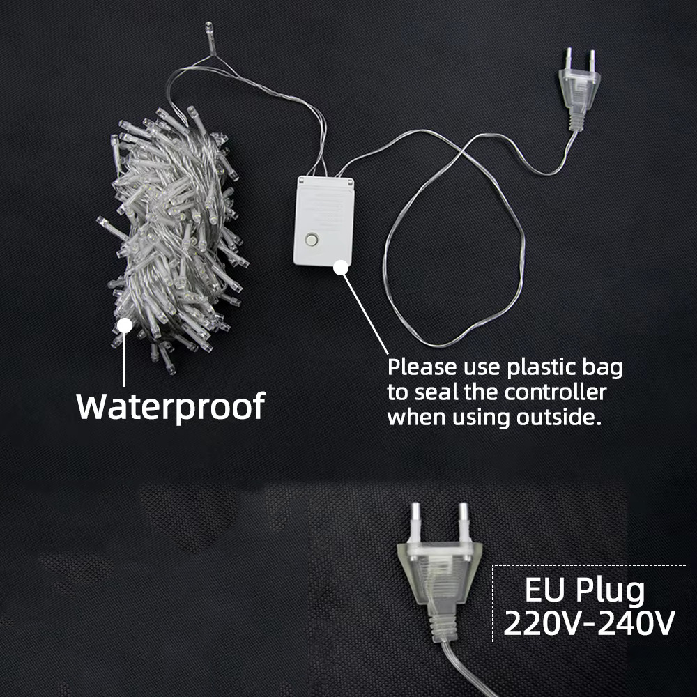 Christmas Lights 5M 10M 20M 30M 50M 100M Led String Fairy Light 8 Modes Christmas Lights For Wedding Party Lights