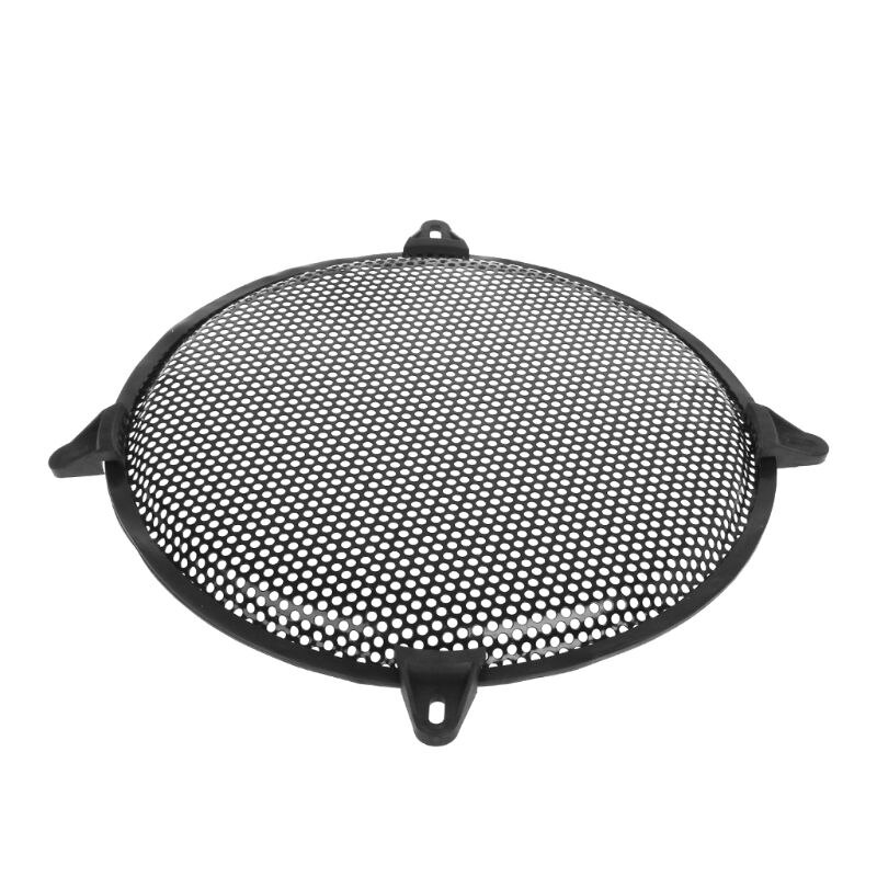 Høyttaler grill deksel beskytter grille subwoofer bil subwoofer 12 "metalldeksel klemmer skruer