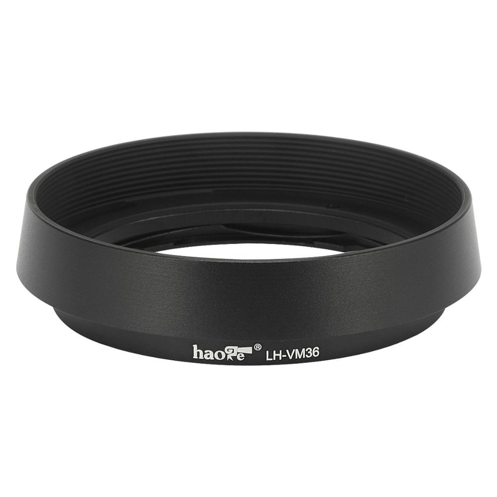 Haoge LH-VM36 Bayonet Metal Round Lens Hood for Voigtlander Nokton 35mm f/1.2 II 40mm 50mm f1.2 VM as LH-8