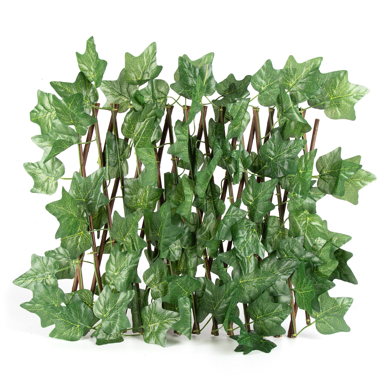 Retractable Artificial Garden Fence Expandable 40CM Faux lvy Privacy Fence Gardening Plant Wood Vines Climbing Frame Waterproof: Type 10