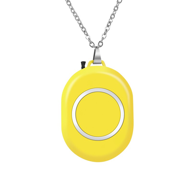 Collar Personal purificador de aire portátil, Mini collar iónico purificador de aire portátil: yellow