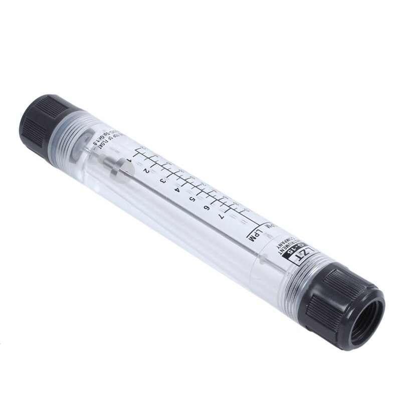 GTBL-medidor de flujo de líquido de agua en línea, LZT rotámetro, rosca hembra de 1/2 &quot;, 0,2-2,0 GPM 1-7 LPM
