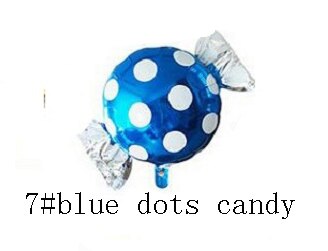 24/25 tuuman folio ilmapallot helium mylar sarjakuva karkki eläin askartelu syntymäpäivä hääjuhliin vauvasuihku suosi sisustus tee itse wh: 7 sinistä pistettä karkkia