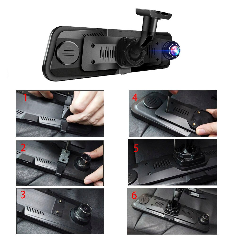 HGDO Halterung für Auto DVR Rückspiegel DVR Halterungen Halfter Auto GPS Video Recorder metall Halterung Bindestrich Nocken