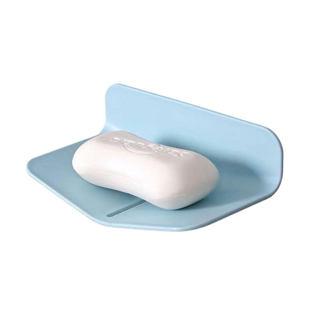 V-shaped Bathroom Soap Basin Wall Mounted Soap Rack Soap Box For Shower Soap Dishes Bathroom Sponge Dish Accessories