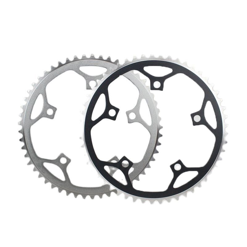 BCD130 39T 44T 48T 53T Fixed Gear Bike Single Folding Bike Chainring Road Bicycle Chain Wheel Bicycle Bike Parts Accessories
