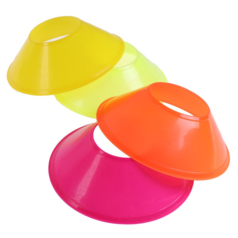 1/5/10Pcs Soccer Training Sign Dish Pressure Resistant Cones Marker Discs Marker Bucket PVC Sports Accessories