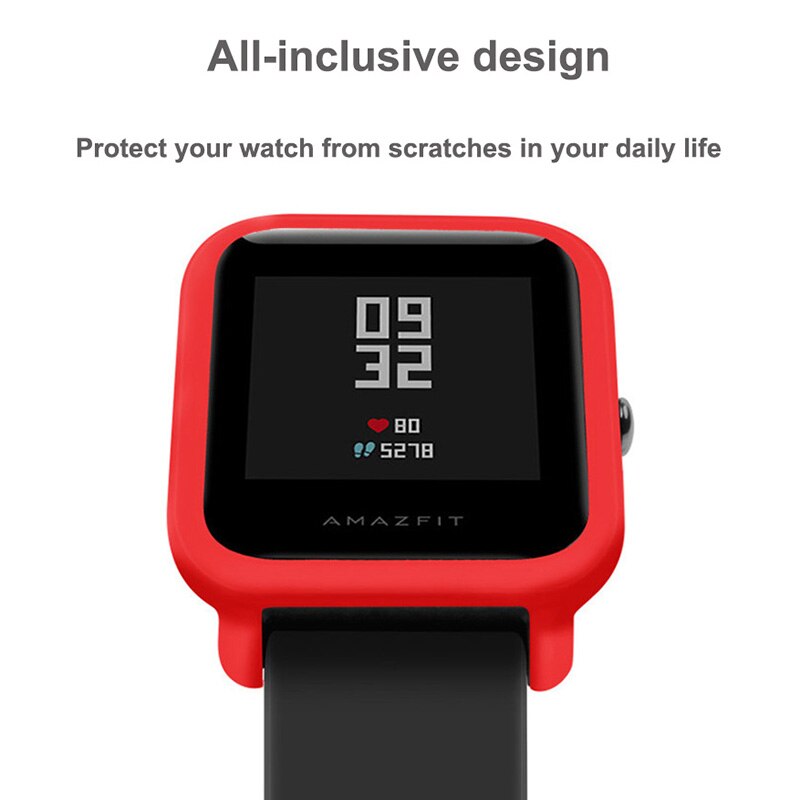 XShum Amazfit bip pokrowiec na akcesoria Xiaomi amazfit bip osłona na zderzak osłona ochronna