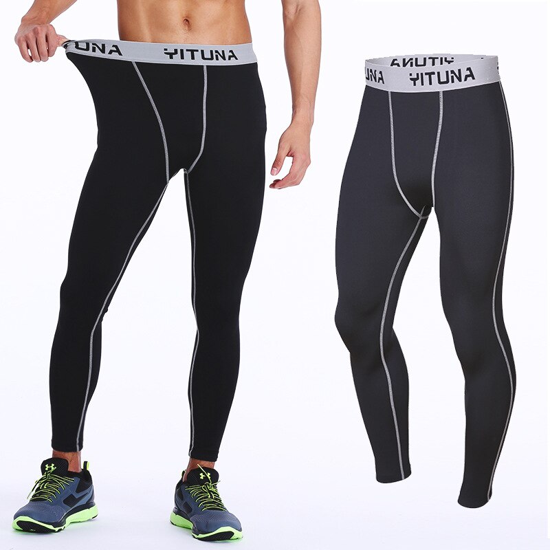 Laufhose Männer Joggen Sport Gamaschen Fitnessstudio Fitness Kompression Hosen ÜSpund trainieren Schnell trocknend Spandex Aktive Hosen