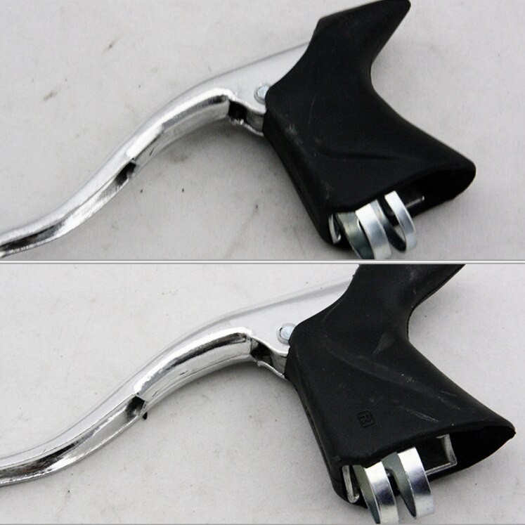 1 paar Rennrad Bar Doppel Griff Bremshebel Racing Fahrrad Fixed Gear Dual-Control Handbrakes Geeignet für C & V Bremse