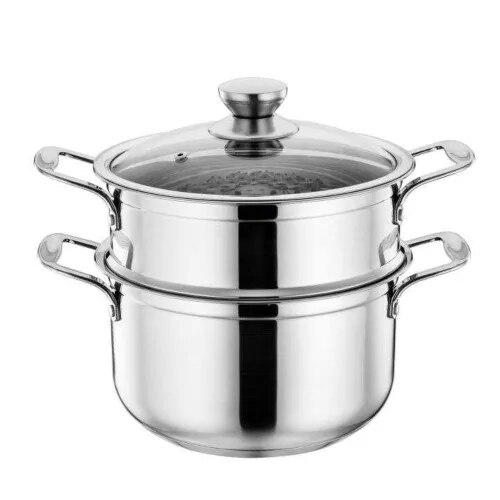 Stock Pot Stainless Steel Pot Thickened Double Bottom Small Pot Household General Pot Utensils Non-stick Pot Soup Pot Pots