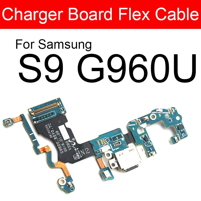 USB di Ricarica Jack Dock Bordo Per Samsung Galaxy S9 S9 Più G965F G960F G960U G965U USB Connettore Porta del Caricatore di Bordo parti