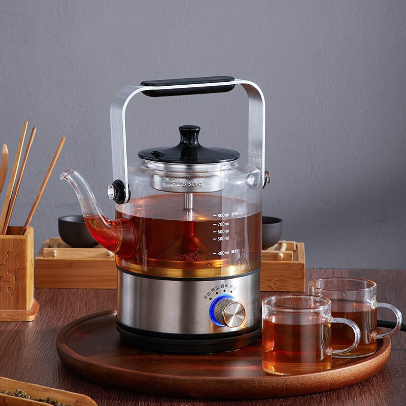 Electric kettle tea pot coffee pot Glass steam teapot automatic -type set electric tea kettle eletric water kettle