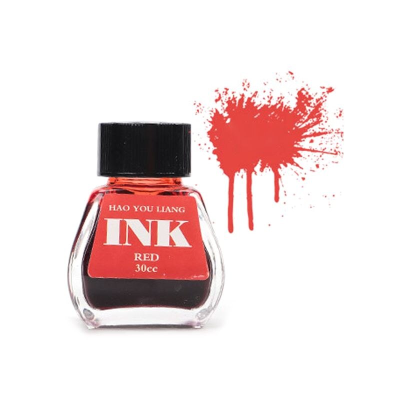 30ml 16 couleurs verre lisse écriture stylo plume encre costume pour recharge école étudiant papeterie fournitures de bureau: 04