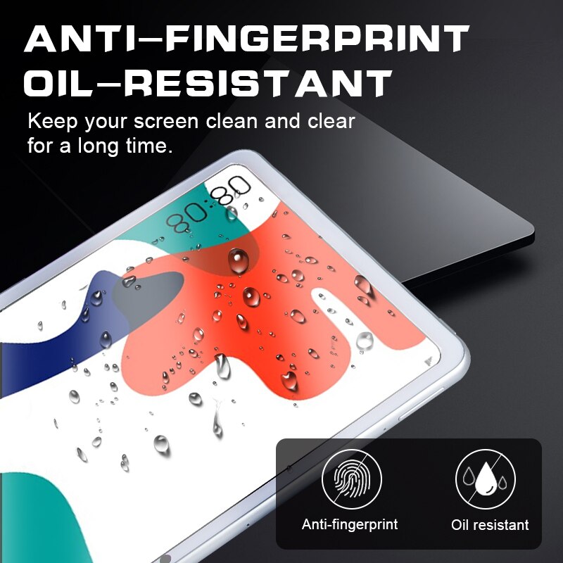 Gehard glas voor huawei matepad 10.4 bah 3-w09 screenprotector krasbestendig hd-folie 2 stuks