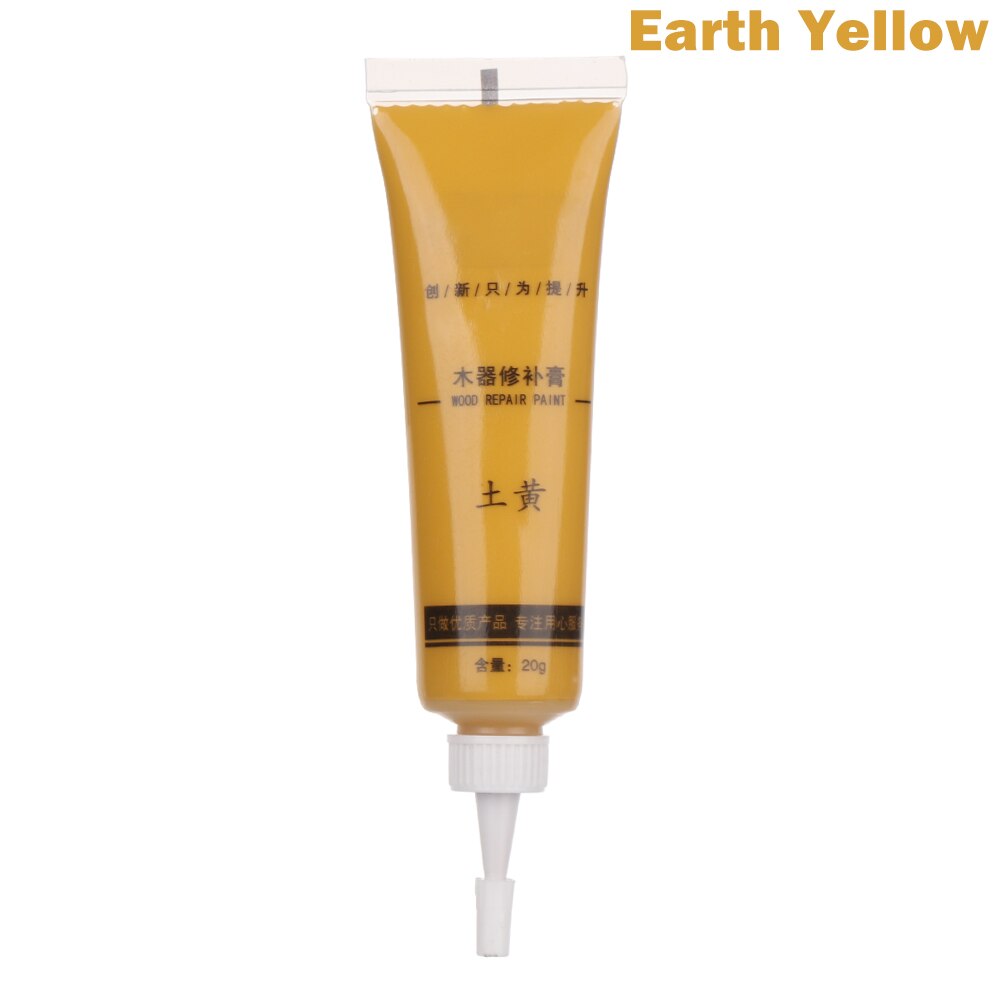 Naprawa mebli zadrapania na lakierze naprawa uszkodzeń naprawa kremów meble drewniane dotykać w górę uniwersalne narzędzie robić naprawy DIY: Earth żółty