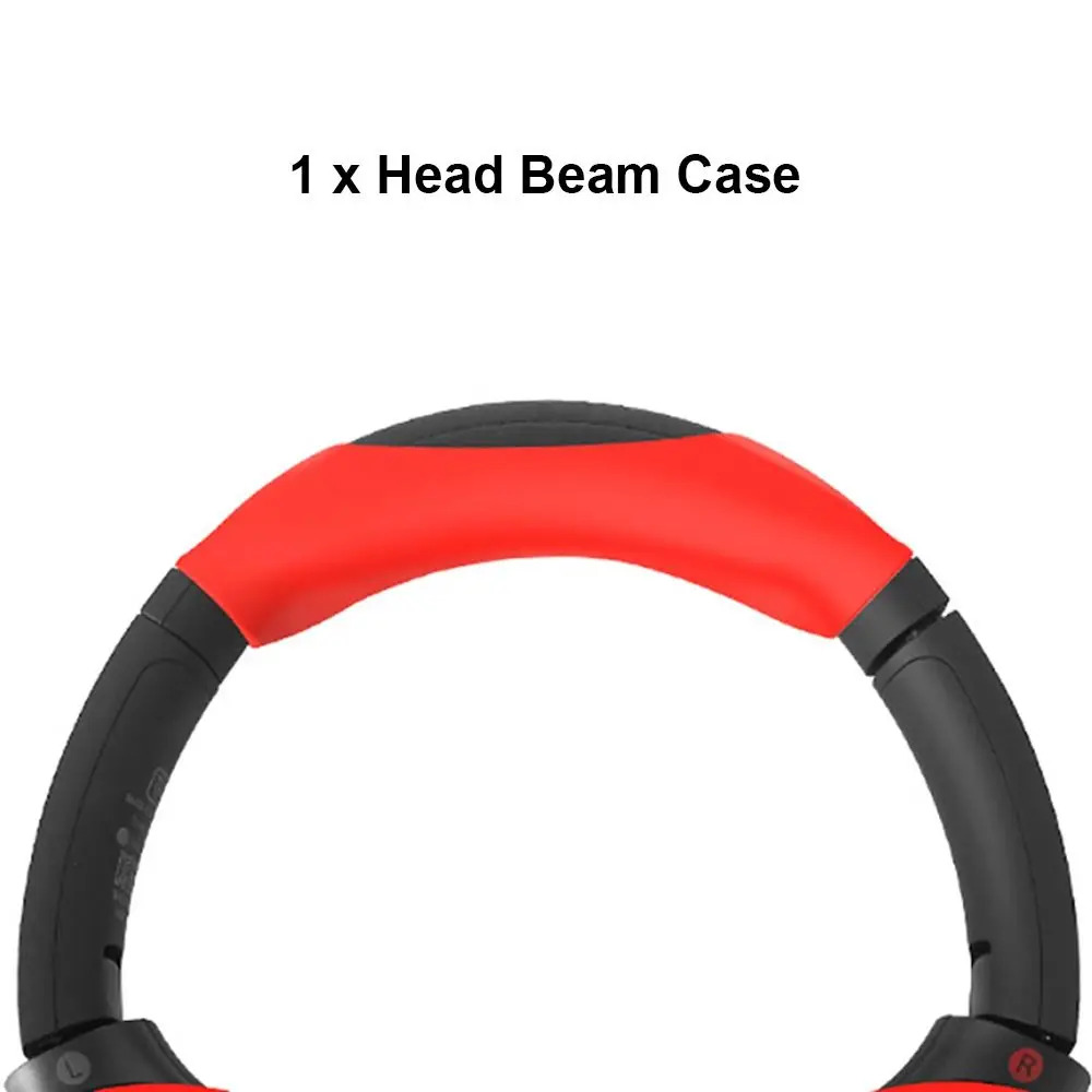 de almohadillas para los oídos, funda protectora de silicona a prueba de golpes para haz de cabeza, antipolvo, suave para auriculares WH-1000XM4: Gris oscuro