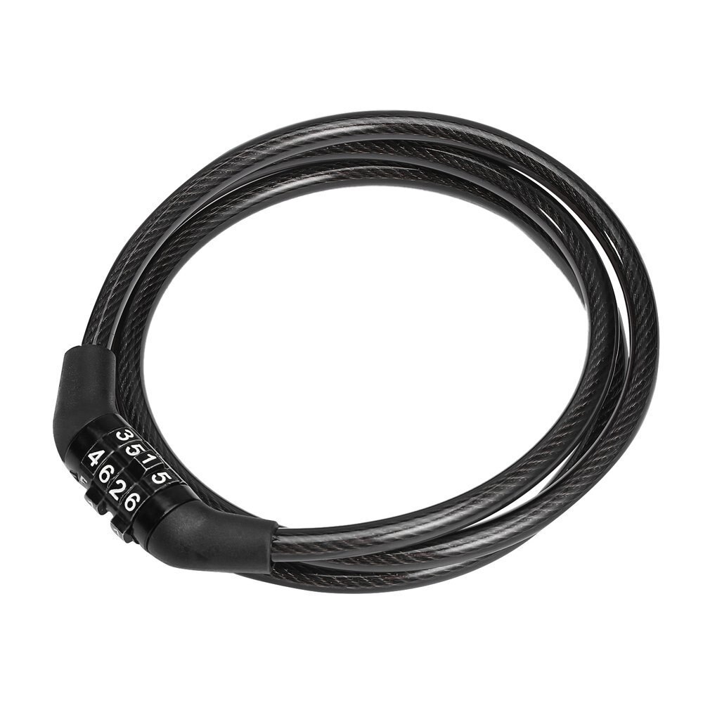 Multi-funktionale Code Anti-Diebstahl Sicherheit Kabel sperren Radfahren 4-Digital Leicht zu Verwenden Fahrrad Kombination Fahrrad chian Passwort sperren