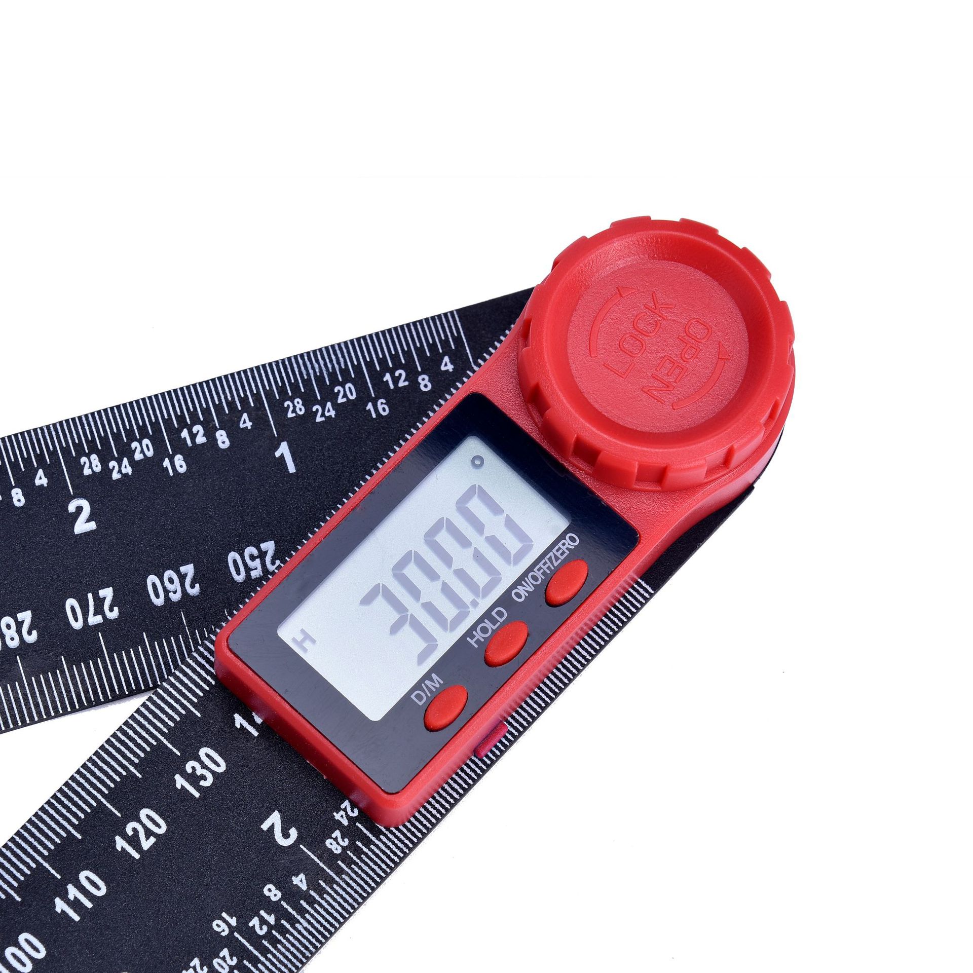 Angle finder Measuring Tool 0-200mm 8'' Digital Meter Angle Inclinometer Angle Digital Ruler Electron Goniometer Protractor