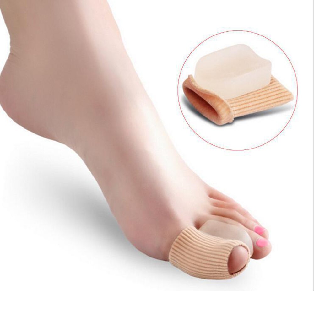 2Pcs Pedicure Orthesen Teen Separator Siliconen Inlegzolen Hallux Valgus Teen Bone Valgus Corrector Voet Middenvoet Voeten Zorg