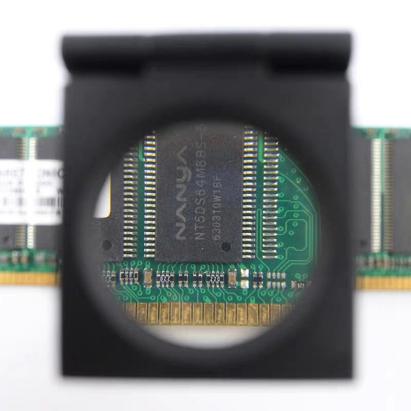 1PC 10x Folding Lens Linen Tester Foldable Mini Pocket Magnifiers Cloth Thread Counter Magnifier Magnifying Glass 28mm