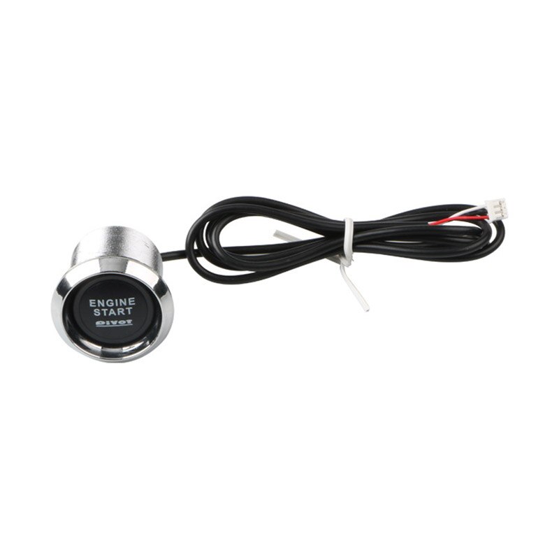 Botón pulsador de arranque y parada de motor de coche, 12V, interruptor de arranque de entrada sin llave