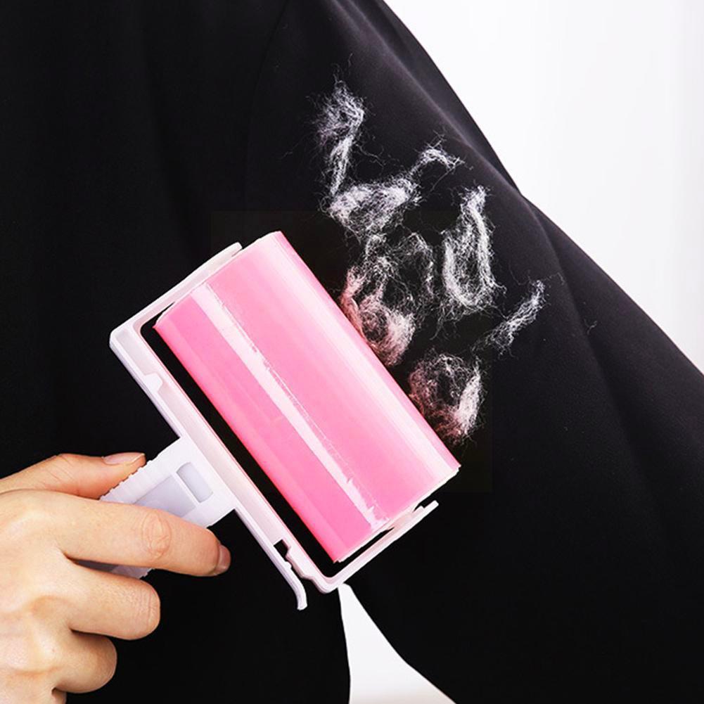 Washable Clothes Hair Sticky Roller Reusable Portable Remover Home Bed Pet Roller Dust Carpet Collector Hair Clean Sticky S A3w4